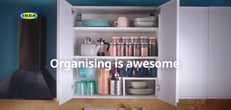 IKEA’s ‘Organising is Awesome’ campaign infuses a playful twist into storage solutions