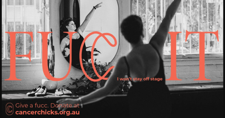 The campaign boldly proclaims “FUCC IT” as a rallying cry to empower young women living with cancer
