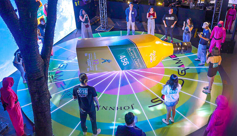 Johnnie Walker Teams Up with Squid Game for Giant ‘Spin the Bottle’ Event in Manila