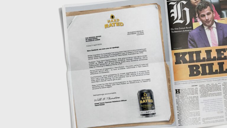 Droga5 Aotearoa Hard Launches Hard Rated to Kiwis in Cheeky New Campaign