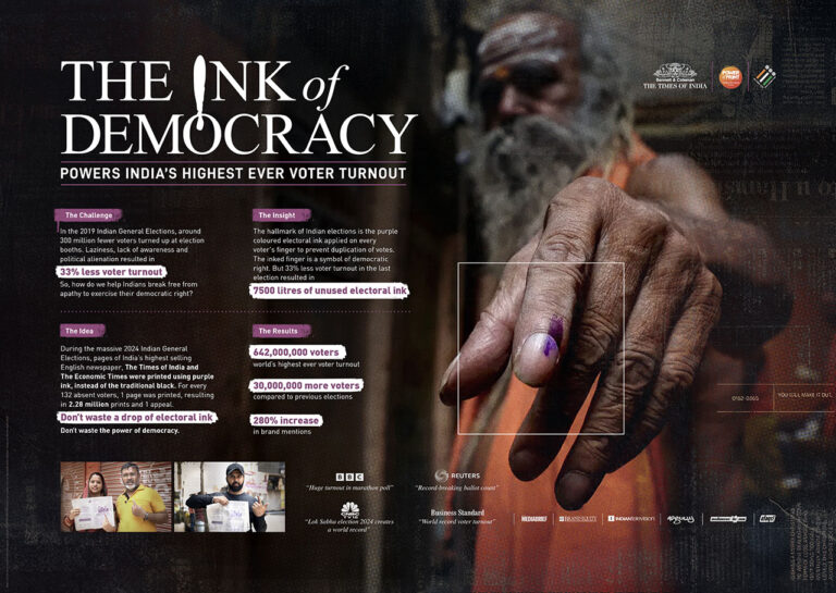 ‘Ink of Democracy’ Wins India’s First Gold at Cannes Lions 2025 for Havas Creative