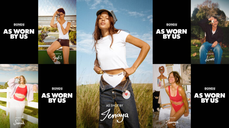 Bonds taps content creators to tell the AS WORN BY US  story with a Y2K twist via SPECIAL