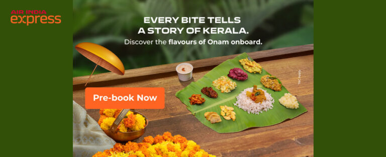Festive Flavours Take Flight: Air India Express Serves Onam Sadya in the Air