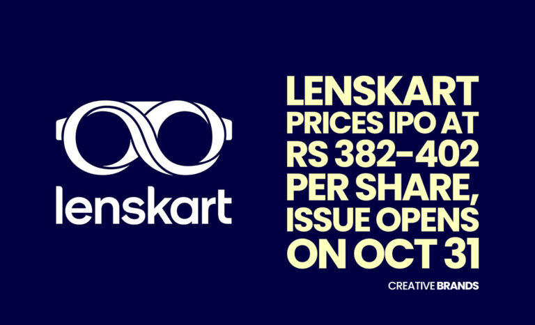 LENSKART PRICES IPO AT RS 382-402 PER SHARE, ISSUE OPENS ON OCT 31