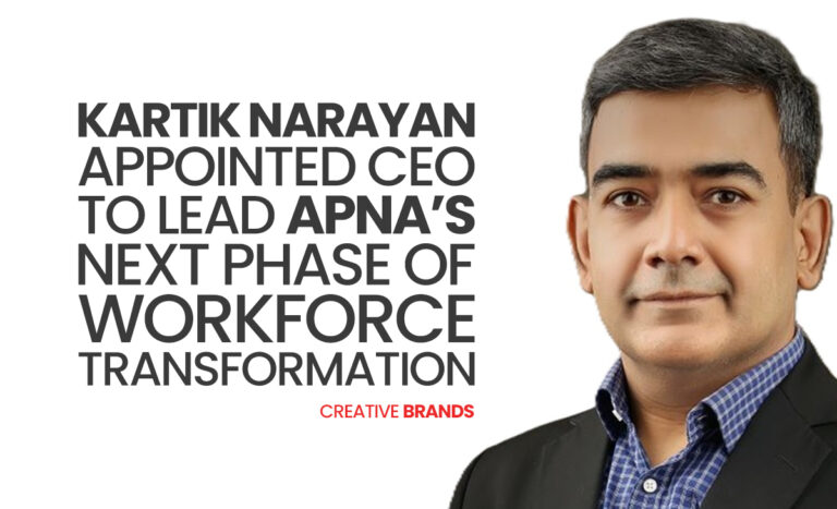 KARTIK NARAYAN APPOINTED CEO TO LEAD APNA’S NEXT PHASE OF WORKFORCE TRANSFORMATION