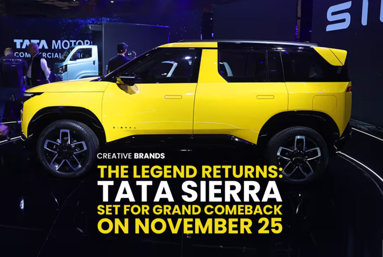 THE LEGEND RETURNS: TATA SIERRA SET FOR GRAND COMEBACK ON NOVEMBER 25