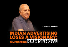 INDIAN ADVERTISING LOSES A VISIONARY: REMEMBERING RAM SEHGAL