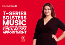T-SERIES BOLSTERS MUSIC MARKETING TEAM WITH RICHA VAIDYA APPOINTMENT