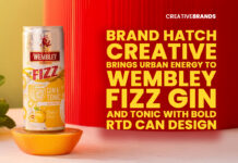 BRAND HATCH CREATIVE BRINGS URBAN ENERGY TO WEMBLEY FIZZ GIN AND TONIC WITH BOLD RTD CAN DESIGN