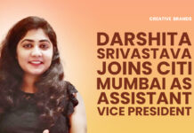 DARSHITA SRIVASTAVA JOINS CITI MUMBAI AS ASSISTANT VICE PRESIDENT