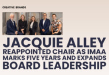 JACQUIE ALLEY REAPPOINTED CHAIR AS IMAA MARKS FIVE YEARS AND EXPANDS BOARD LEADERSHIP