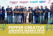 PEPPER CREATIVE AWARDS MARKS 19TH EDITION WITH RECORD PARTICIPATION