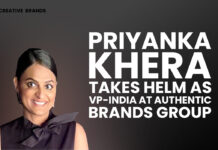 PRIYANKA KHERA TAKES HELM AS VP-INDIA AT AUTHENTIC BRANDS GROUP