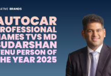 AUTOCAR PROFESSIONAL NAMES TVS MD SUDARSHAN VENU PERSON OF THE YEAR 2025