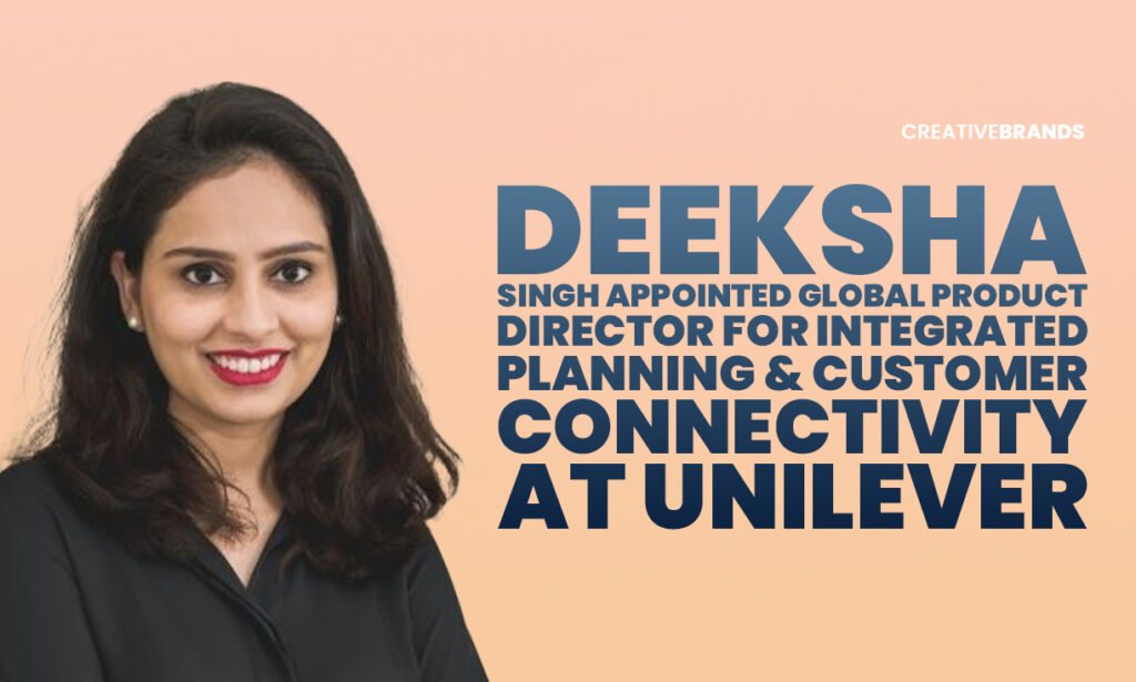 DEEKSHA SINGH APPOINTED GLOBAL PRODUCT DIRECTOR FOR INTEGRATED PLANNING ...