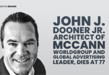 JOHN J. DOONER JR., ARCHITECT OF MCCANN WORLDGROUP AND GLOBAL ADVERTISING LEADER, DIES AT 77