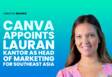 CANVA APPOINTS LAURAN KANTOR AS HEAD OF MARKETING FOR SOUTHEAST ASIA
