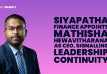 Siyapatha Finance Appoints Mathisha Hewavitharana as CEO, Signalling Leadership Continuity