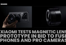 XIAOMI TESTS MAGNETIC LENS PROTOTYPE IN BID TO FUSE PHONES AND PRO CAMERAS