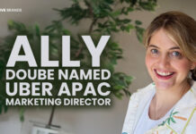 ALLY DOUBÉ APPOINTED MARKETING DIRECTOR FOR UBER APAC