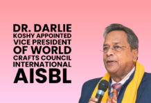 DR. DARLIE KOSHY APPOINTED VICE PRESIDENT OF WORLD CRAFTS COUNCIL INTERNATIONAL AISBL
