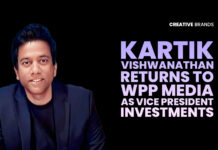 KARTIK VISHWANATHAN RETURNS TO WPP MEDIA AS VICE PRESIDENT – INVESTMENTS