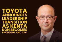 TOYOTA ANNOUNCES LEADERSHIP TRANSITION AS KENTA KON BECOMES PRESIDENT AND CEO