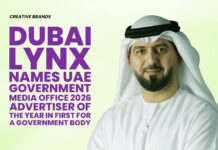 DUBAI LYNX NAMES UAE GOVERNMENT MEDIA OFFICE 2026 ADVERTISER OF THE YEAR IN FIRST FOR A GOVERNMENT BODY