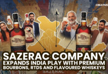 SAZERAC COMPANY EXPANDS INDIA PLAY WITH PREMIUM BOURBONS, RTDS AND FLAVOURED WHISKEYS